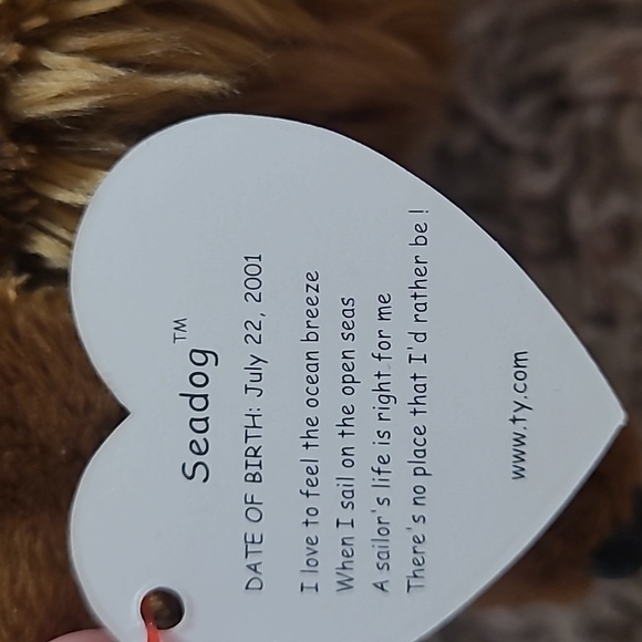 Ty Beanie Babies “Seadog” the Newfoundland Dog - Picture 4 of 9